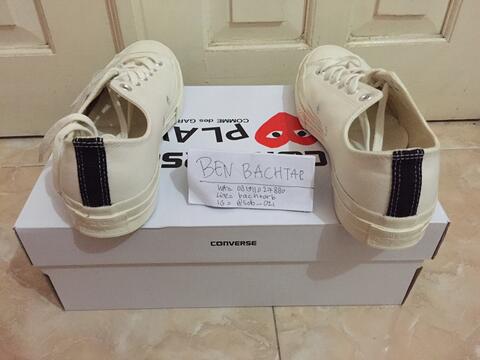 Converse CT 70s x CDG Play White Low / comme des garcons