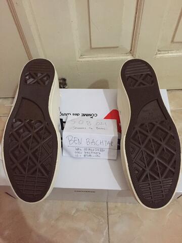 Converse CT 70s x CDG Play White Low / comme des garcons