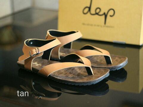 SANDAL PRIA MEREK DEP 06 SIZE 39-43 BAHAN BERKUALITAS DIJAMIN AWET