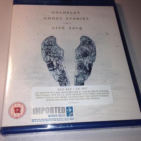SALE NEW BLURAY ORIGINAL COLDPLAY GHOST STORIES + CD LIVE 2014
