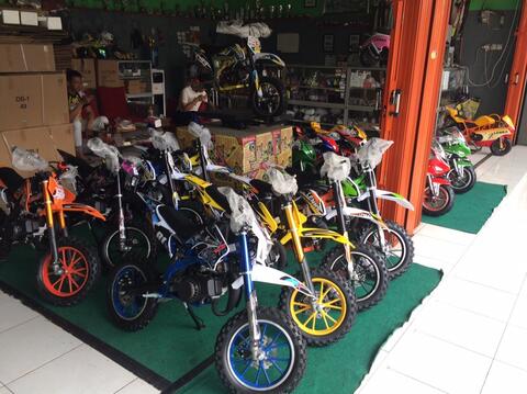 Terjual motor  mini gp mini trail 50cc  matic  2 tak terbaru 