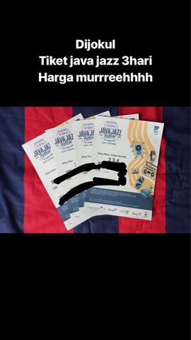 tiket javajazz 2018 3day pass