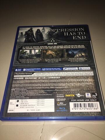 BD PS4 assassin creed syndicate reg 3 mulus