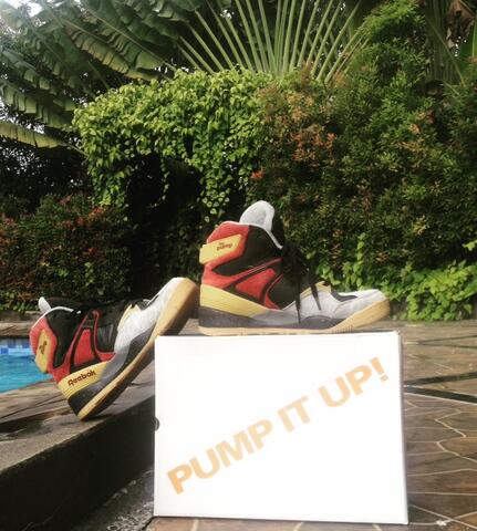 Terjual Sepatu Basket Reebok Pump 