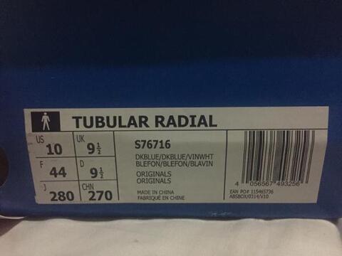 Terjual [Adidas Original] Tubular Radial Navy | KASKUS