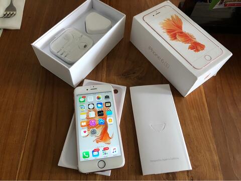 iPhone 6S 128GB Rose Gold Second Fullset Mulus