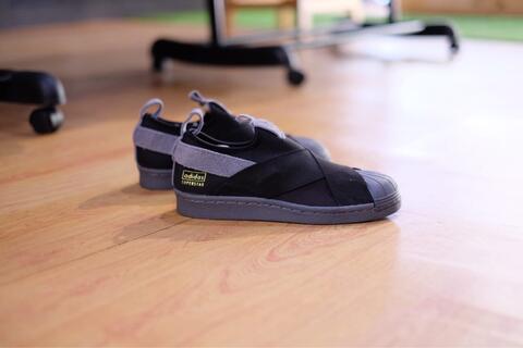 Adidas Superstar Slip On Utility Black Grey Hair - 100% ORIGINAL GUARANTEE!!