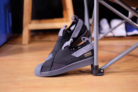 Adidas Superstar Slip On Utility Black Grey Hair - 100% ORIGINAL GUARANTEE!!