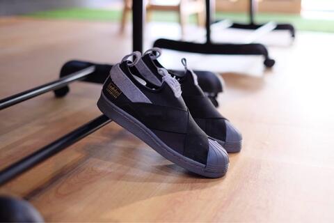 Adidas Superstar Slip On Utility Black Grey Hair - 100% ORIGINAL GUARANTEE!!