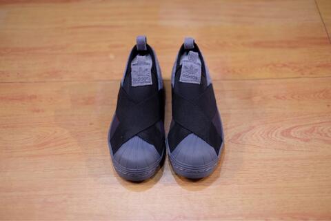 Adidas Superstar Slip On Utility Black Grey Hair - 100% ORIGINAL GUARANTEE!!
