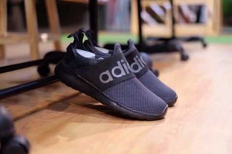 Adidas Neo Cloudfoam Slip On Black Carbon - 100% ORIGINAL GUARANTEE!!