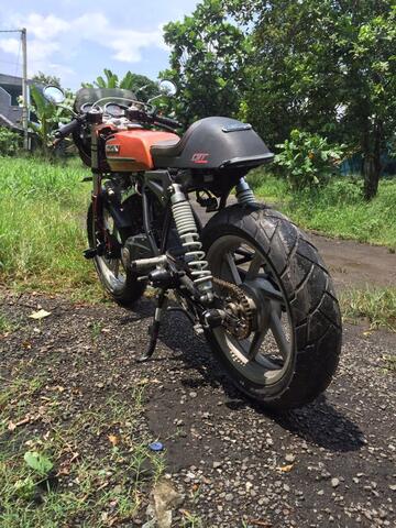 Terjual Suzuki Thunder 125 Modif Cafe Racer