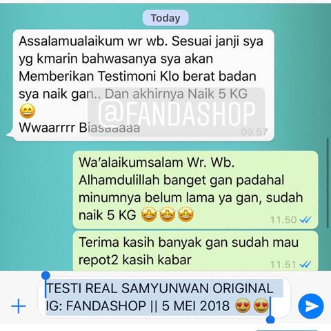 jual penggemuk badan aman SAMYUNWAN SAMYUN WAN