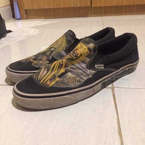 vans slip on iron maiden