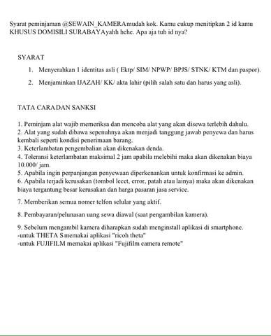 sewa/ rental kamera dslr canon 60D Surabaya bkn nikon fujifilm gopro sony