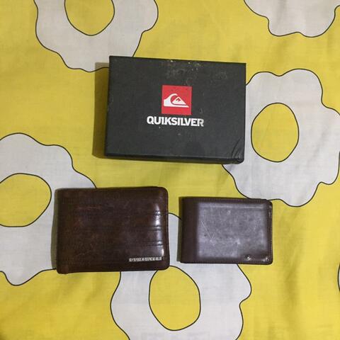 Dompet Quiksilver Wallet Brown Original not hnm pedro fossil
