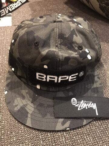 Terjual Bape X Stussy Strapback 