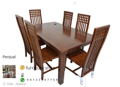 980 Koleksi Gambar Kursi Makan Kayu Jati Terbaik