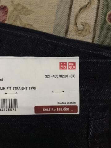 jeans denim uniqlo size 36 NEW