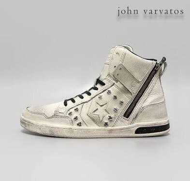 CONVERSE JOHN VARVATOS WEAPON HIGH STUDDED TURTLEDOVE WHITE