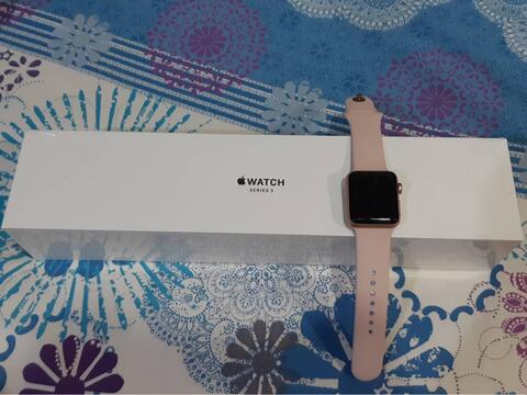 JUAL Iwatch Series 3 Rosegold (Second) Mulus