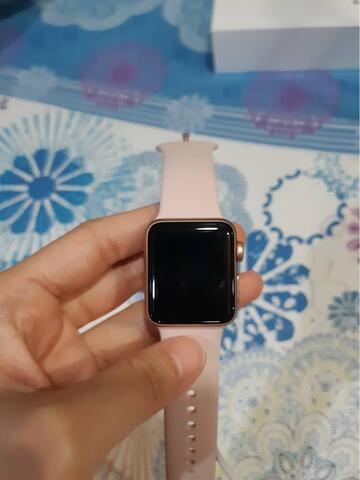 JUAL Iwatch Series 3 Rosegold (Second) Mulus