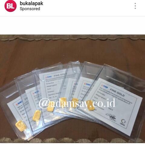 emas antam 3gr dan sertifikat asli fine gold 99.9%