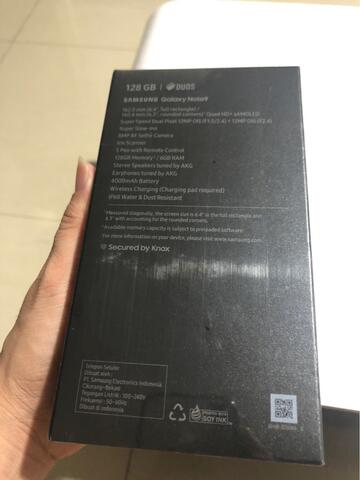 Samsung Galaxy Note9 - Ocean Blue [128GB/ 6GB] sein resmi indo