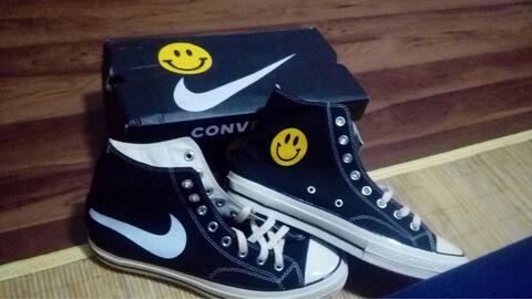 converse with nike swoosh for sale