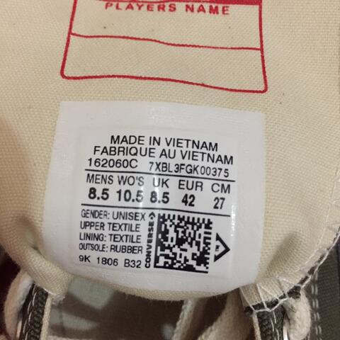 Converse CT 70s Field Surplus Ox (not cdg )