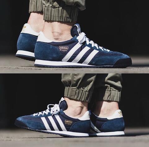 adidas dragon navy white