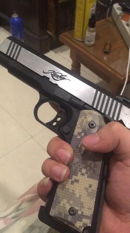 wts marui 1911 folliage warrior custom