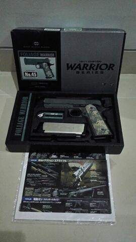 wts marui 1911 folliage warrior custom