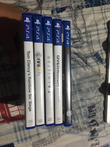 GAME PS4 (Overwatch, Assassins Creed Origins, Destiny 2, Fifa 18, Rainbow Six Siege)