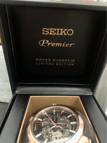 Terjual jam tangan Seiko premier Novak Djokovic Limited Edition angka  produksi cantik | KASKUS