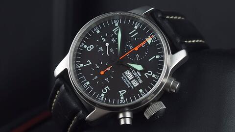 FORTIS FLIEGER PROFESSIONAL AUTOMATIC CHRONOGRAPH DAY DATE 41MM not Tag Heuer