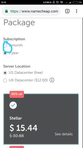 Beli hosting dan domain di Namecheap dan Hostgator