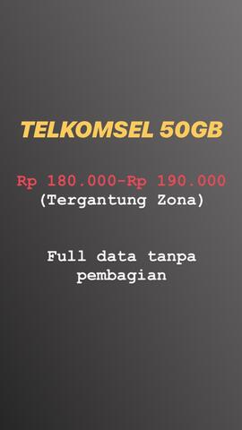 TELKOMSEL 50GB FLASH