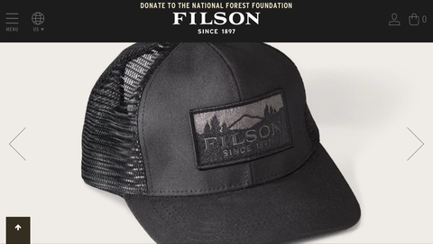 Terjual Filson Logger Mesh Cap Black 