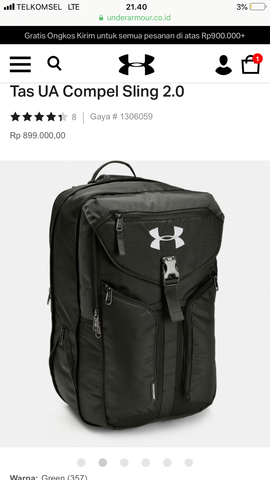 ua compel sling 2.0 backpack