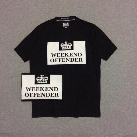 Kaos Weekend Offender Prison Black Size M dan L
