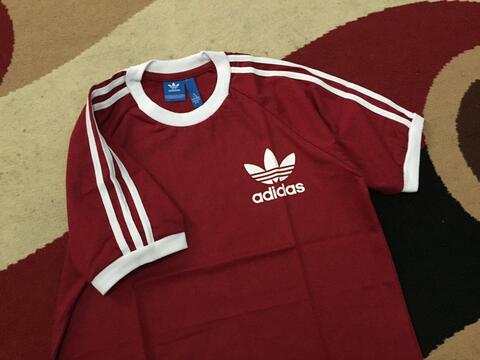 KAOS ADIDAS MAROON BEST SELLER SIZE M DAN L SUDAH LAKU BANYAKKK