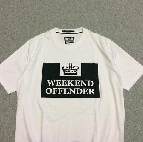 Kaos Weekend Offender Prison Putih Size M dan L