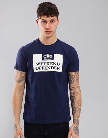 Kaos Weekend Offender Prison Navy Size M dan L
