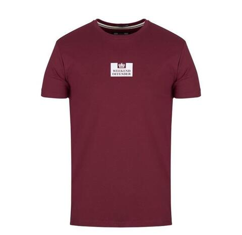 Kaos Weekend Offender Frampton Maroon Size M dan L