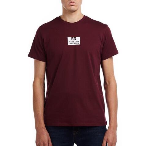 Kaos Weekend Offender Frampton Maroon Size M dan L