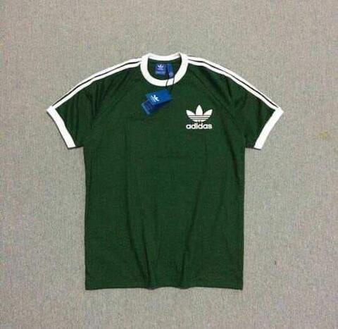 Kaos Adidas Retro CLFN Green Army Size M dan L