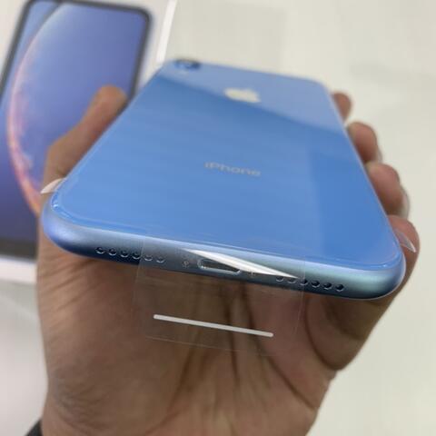 Terjual iPhone XR 128GB Blue Dual sim Nano Like new Baru 