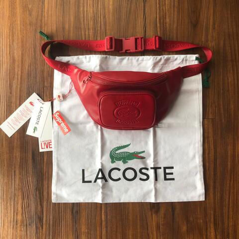 supreme x lacoste waist bag