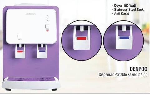 Dispenser Denpoo Xavier 2 Dispenser Air Minum 2 Kran Hot & Normal